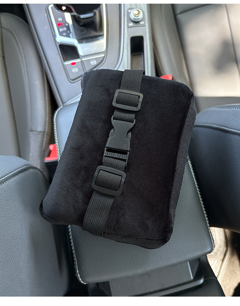 Creative car tissue box, car armrest tissue box, car interior decoration, hanging cute bear plush tissue bag