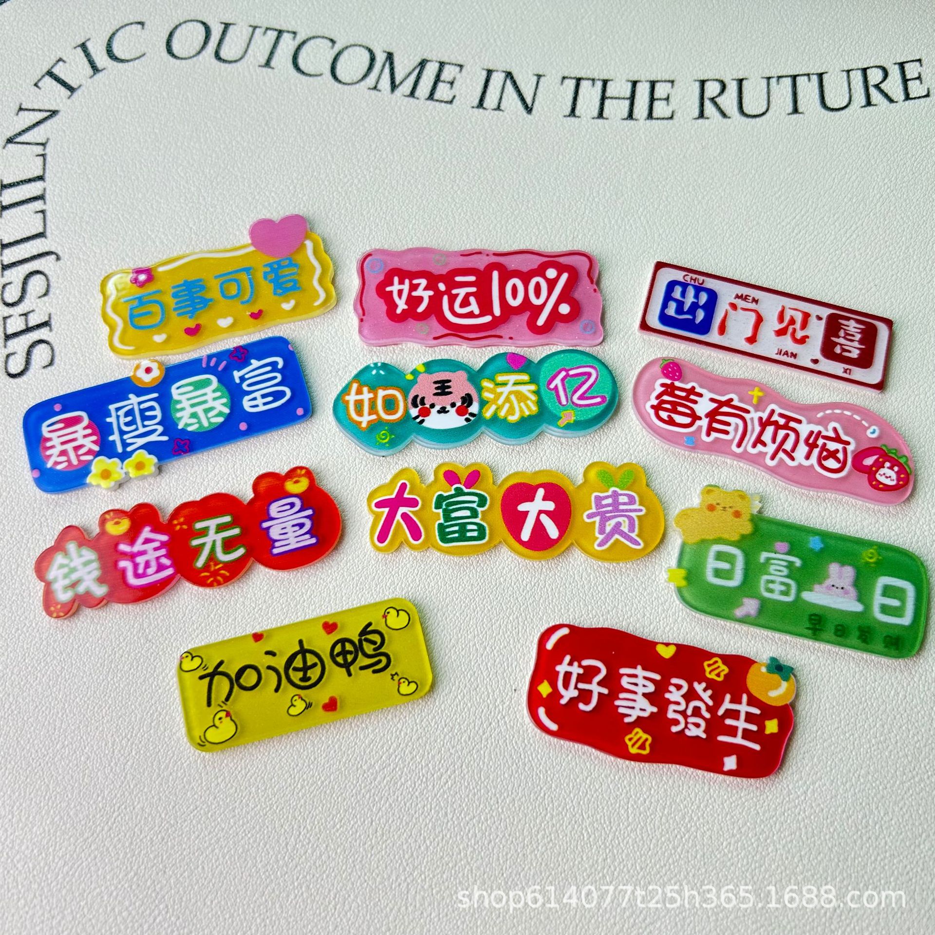 Cartoon acrylic cute accessory