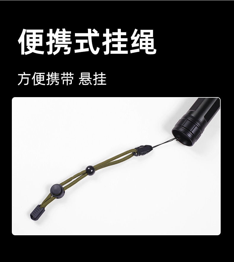 Strong Light Flashlight, Rechargeable, Ultra-Bright, Long-Range Flashlight, Portable, Multi-Functional Outdoor Led Light, Foreign Trade Wholesale