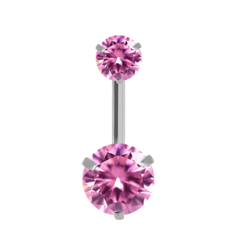 Gaby European and American cross-border pink suit navel ring navel button navel nail cat head dragonfly pistol butterfly navel ring