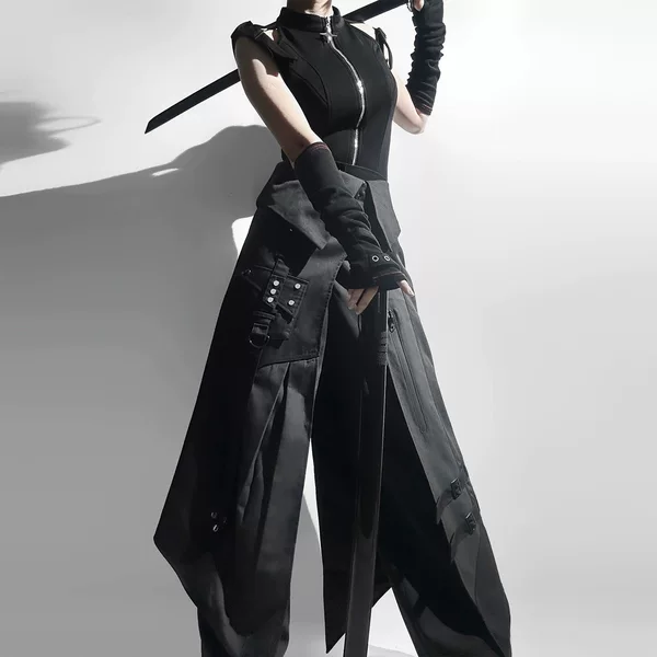 2026 Xiong Doujiang Original Design Night Blade Lolita Women's Lolita Top, Apron, Pants Daily Set 7210