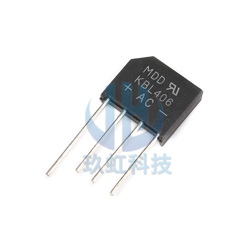 原装KBL406 直插桥堆DIP-4 4A/600V整流桥