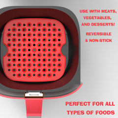 Air Fryer Padded Upgrade New Air Fryer Liner Food-Grade Silicone Inner Liner