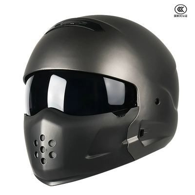 Motosiklet dəbilqələri — half helmet - m-titanium-crystal-gray-c-recommended-good-things