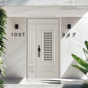Entrance Door Ventilation Renovation Rural Entrance 2025 Courtyard New Door Anti-Theft Door Breathable Villa Package Installation