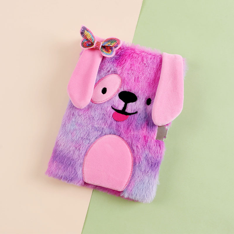 Amazon suministro directo A5 libro de peluche lindo animal estilo caliente cuaderno creativo nuevo estudiante papelería fábrica al por mayor