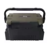 Large brown and black set (including rod inserter + water cup holder + small partition, large partition, shoulder strap)
