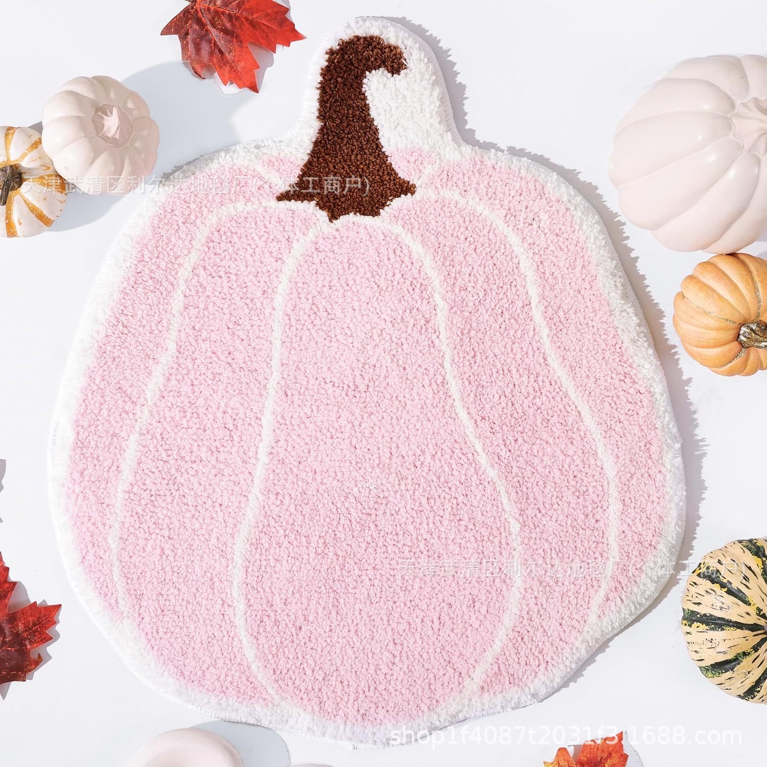 Alien Light Luxury Thanksgiving Cashmere Floor Mat Household Bathroom Toilet Water Absorbent Non-Slip Foot Mat Sofa Coffee Table Mat