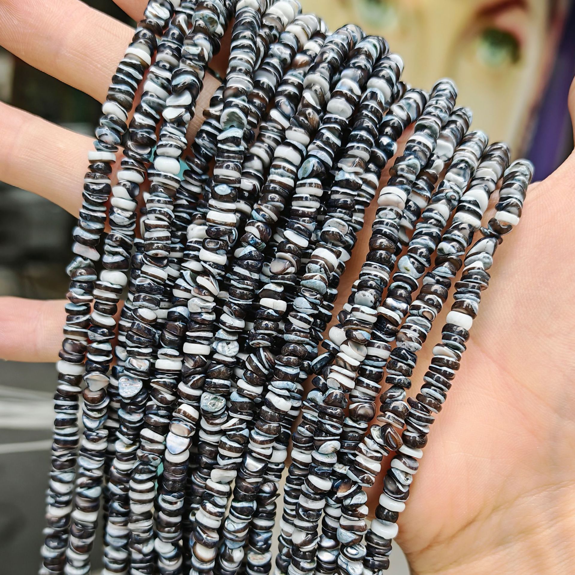 Conchas de caracol natural 5mm con perlas de forma semiacabadas DIY accesorios de ropa accesorios accesorios al por mayor