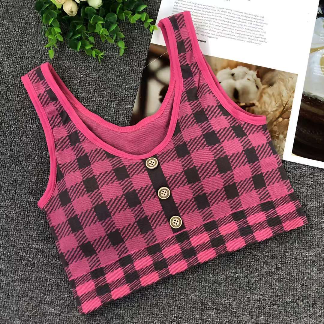 Nueva inconsútil alto elástico belleza de alta calidad las mujeres chaleco inalámbrico yoga sujetador ropa interior deportiva al por mayor