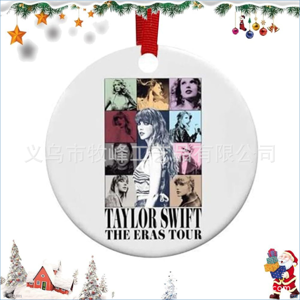 Cruz-frontera nueva Navidad árbol de Navidad decoración adornos coche retrovisor espejo colgante mochila colgante decoraciones para el hogar