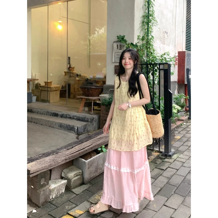Летняя одежда, платье, милый комплект
