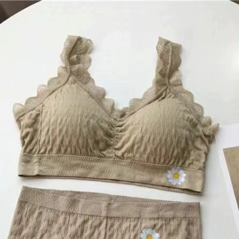 Underwear, comfortable set, lace protective underware, bra, mid rise, beautiful back