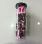 Juego de destornilladores 11pc rosa