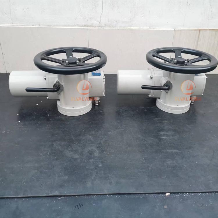 铝合金烤漆阀门电动执行器 DZW20-18W阀门电动头 AC380V