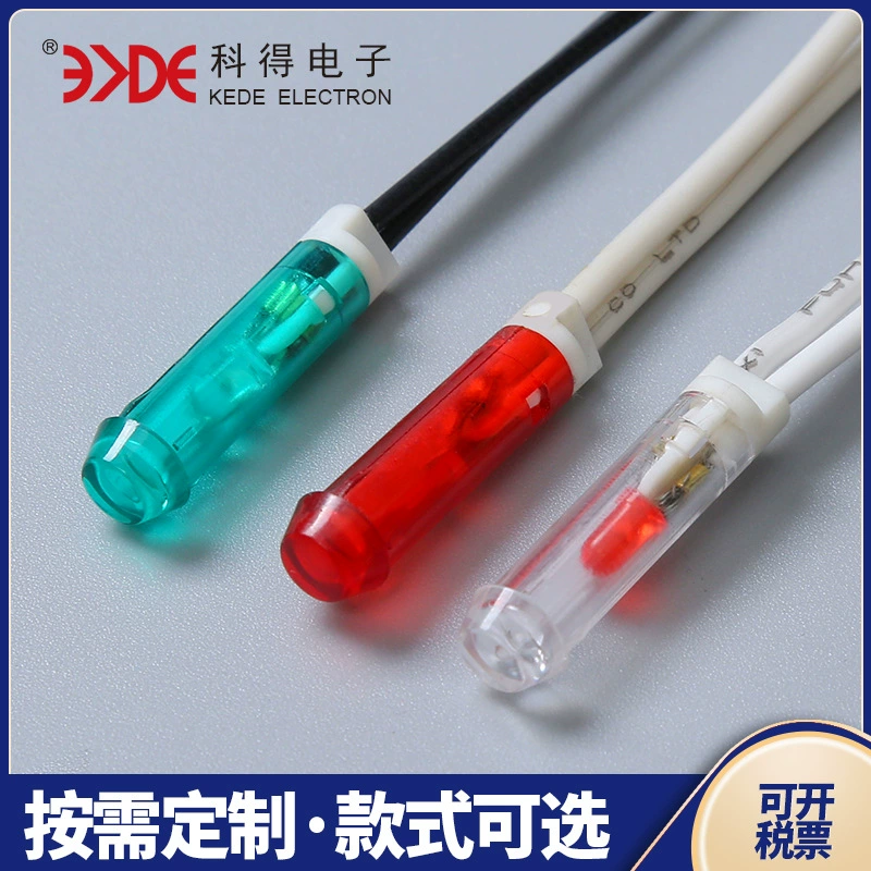 Производители поставляют K60A индикатор бытовой электрооборудования с линейным индикатором красный бесцветный синий пластиковый индикатор