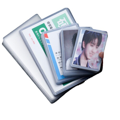 Manufacturer thickened hard rubber sleeve B8/3/4/5/6/7 inch raw postcards Shaopu small card hard rubber card sleeve customization