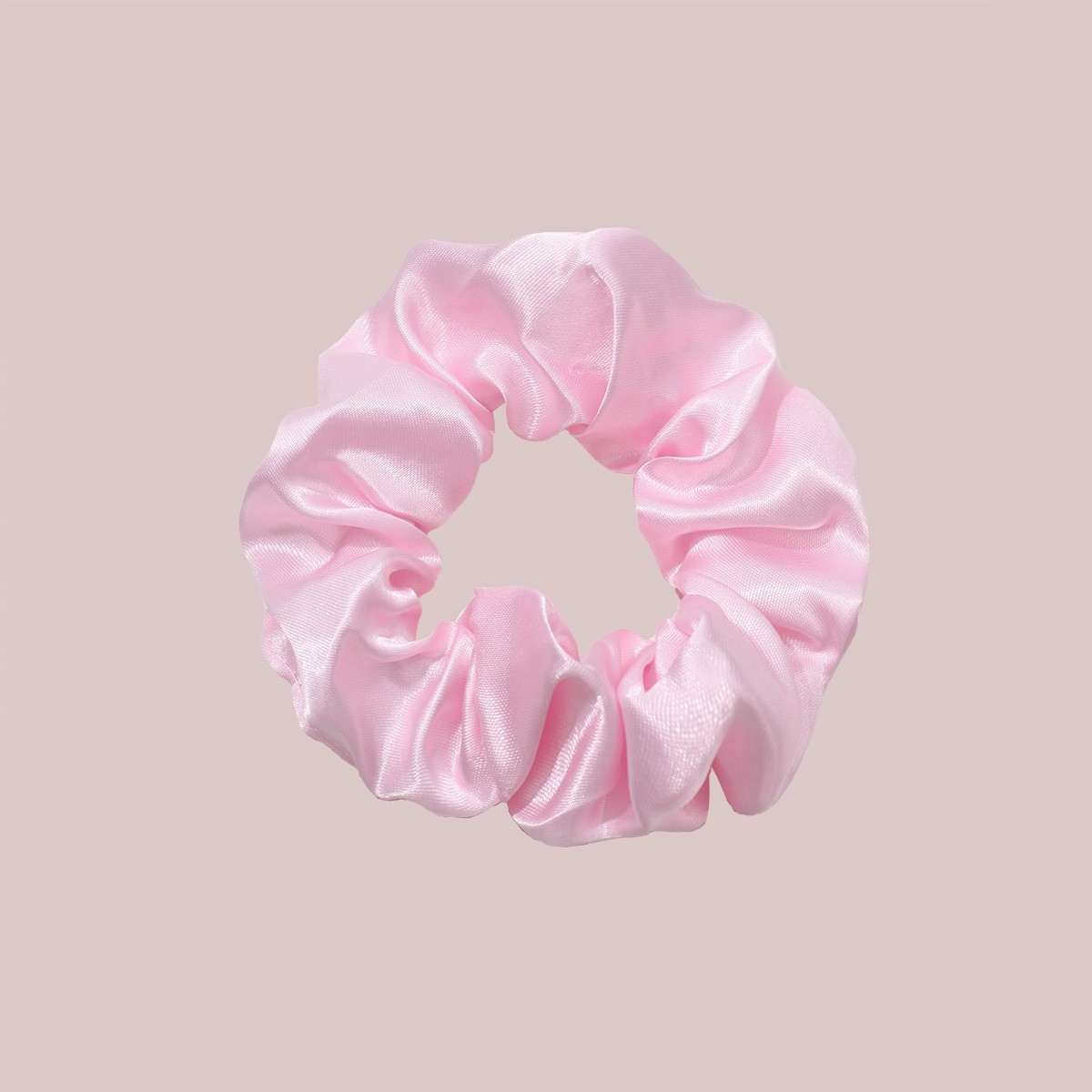 Coletero Scrunchie de Satén de Alta Elasticidad