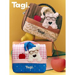Tagi. 「笑」子犬おやすみかわいい収納袋ポータブルトイレタリーバッグ収納化粧品バッグ旅行