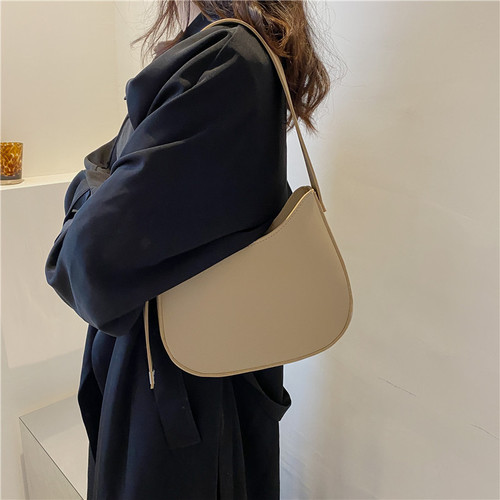 Textured bags for women  autumn new trendy fashionable one-shoulder armpit bag one-shoulder cross-body textured bucket bag