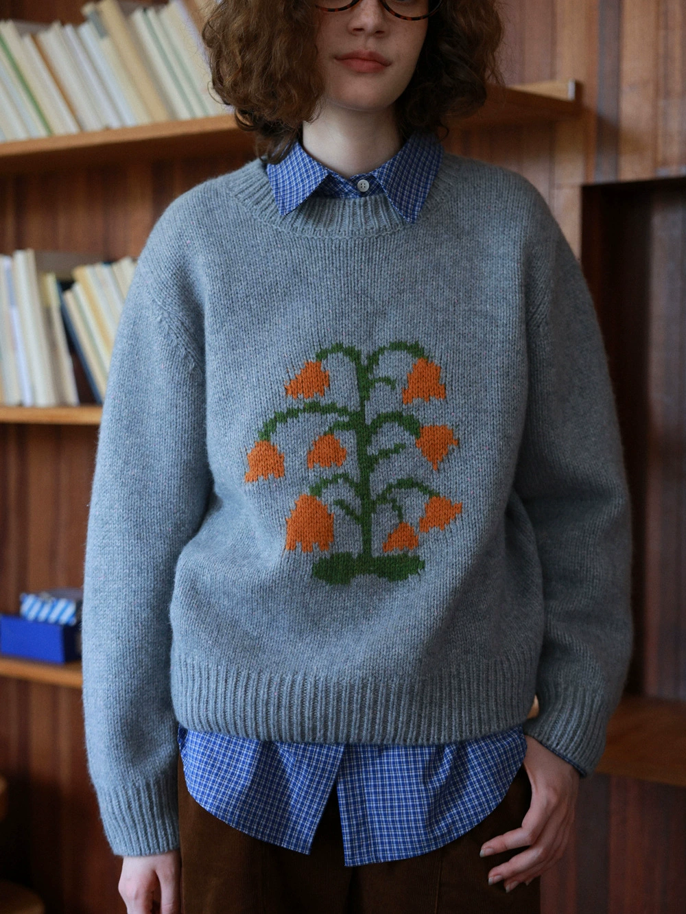 Эта вещь тяжелая! Meru Nu и Ракоун Pullite Blossom Plurry двухцветный свитер из пряжи Kilele Knit