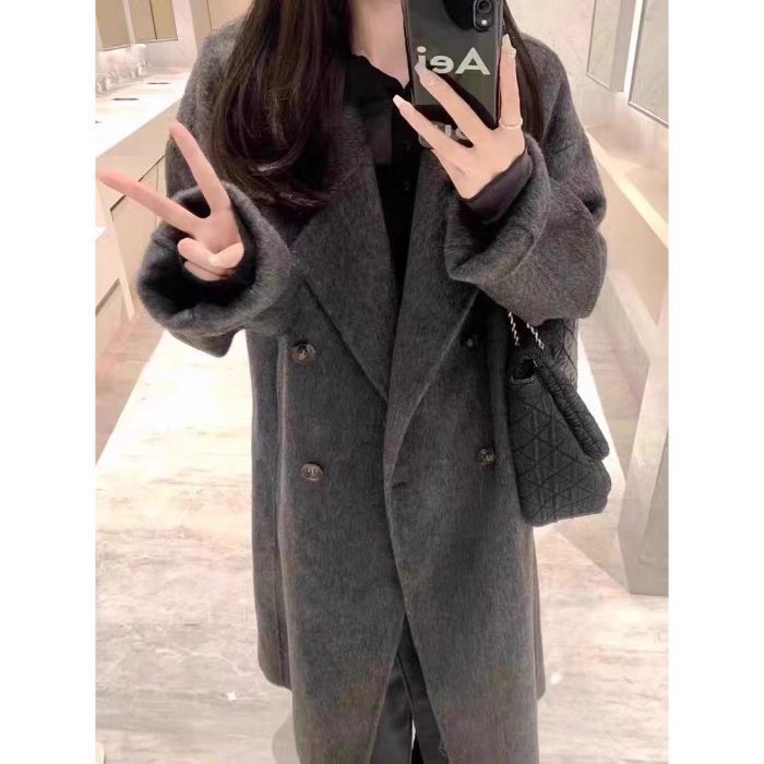 流行简约复古风格今年韩系大衣时尚小个子新款百搭美拉德外套风衣|undefined