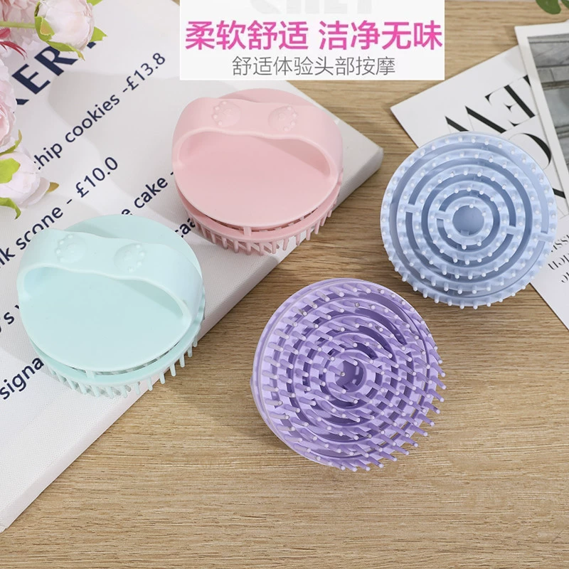 Big massager for scalp, brush for home use, shampoo