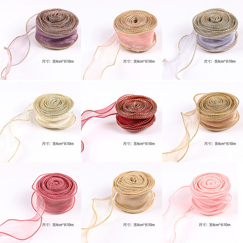 Mother's Day Mermaid Ribbon Cake Box Gift Box Packaging Bow Ribbon Flowers Surround Ribbon Decoration