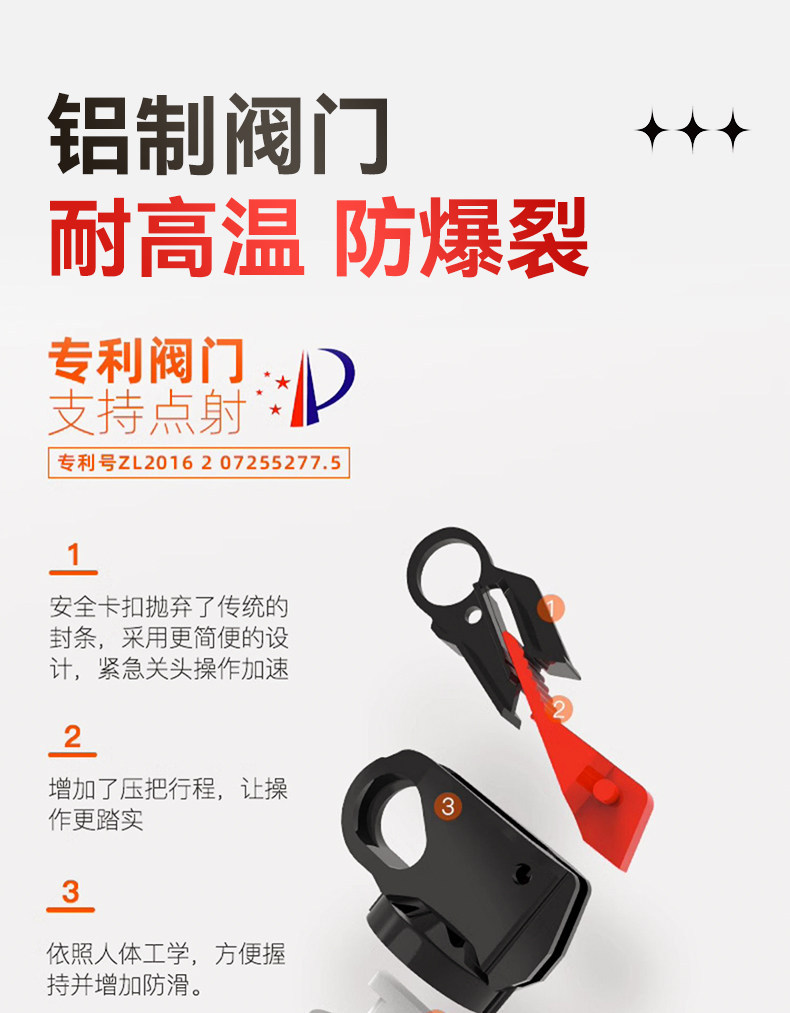 Fire warrior car fire extinguisher portable water-based car fire extinguisher small household fire fighting equipment wholesale gifts