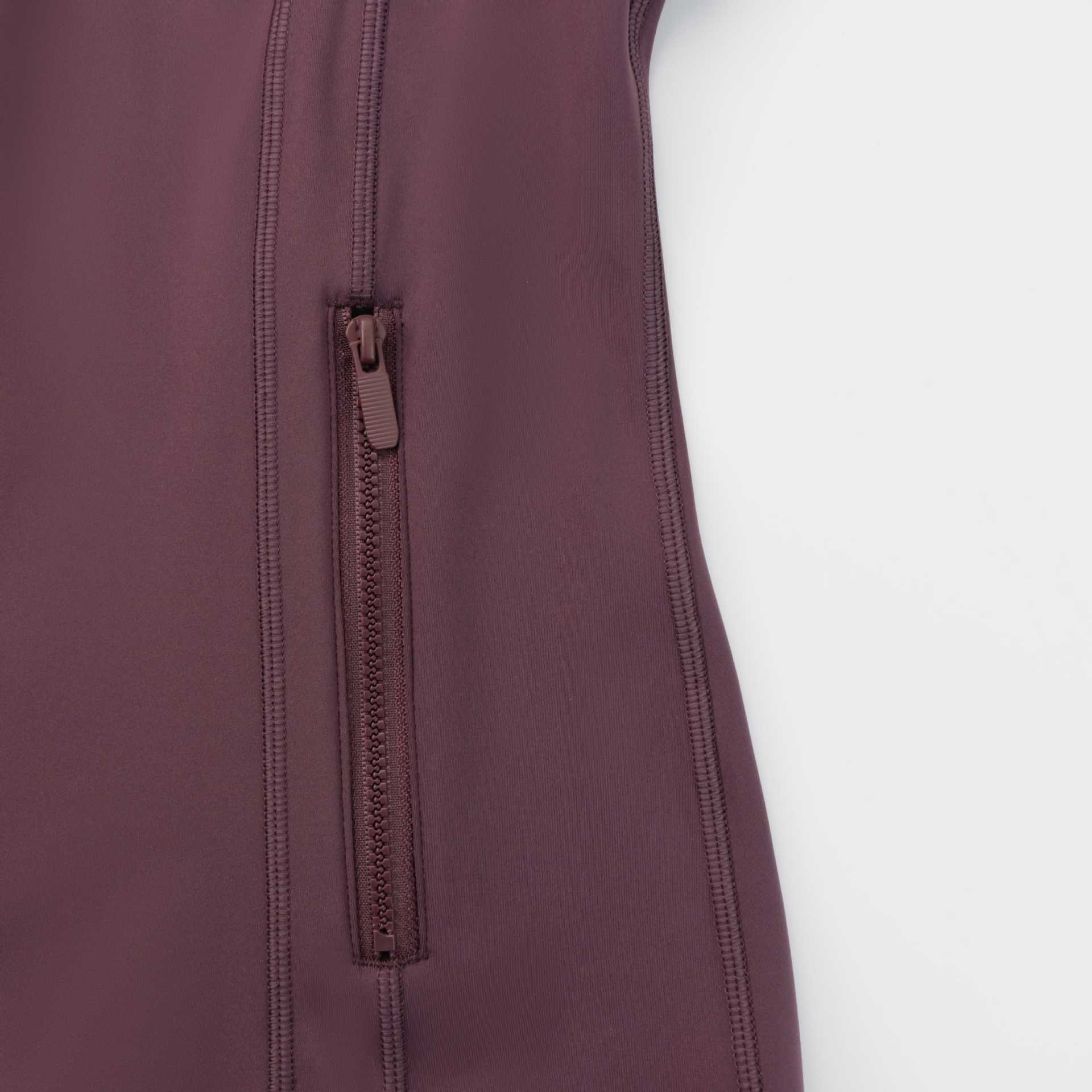 Women's Hooded Flared Jacket Set Long Sleeved Fitted Elastic Fitness Running Yoga Sportswear_ecoleips.com