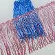 Ethnic Style Sequin Rowling Lace Stage Costume Tassel Latin Dance Color Sequin Spike Dance Costume Lace