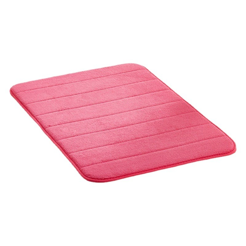 Современный простой однотонный коврик из кораллового флиса дверь ванной комнаты впитывающий износостойкий напольный коврик бытовой нескользящий коврик для ванной комнаты