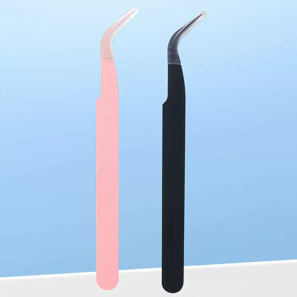 113 Short Tweezers for Crafts, Princess Clips, Nail Art, DIY Bead Art, False Eyelashes, Eyelash Extension Tweezers