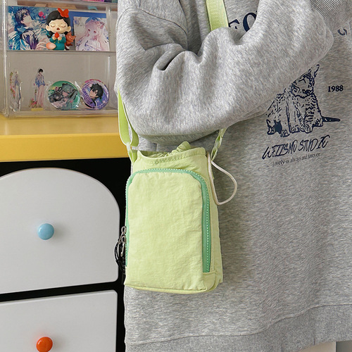 Korean Style Casual Versatile Small Square Bag 2025 Spring New Fashion Canvas High-End Sense Trend Crossbody Bag