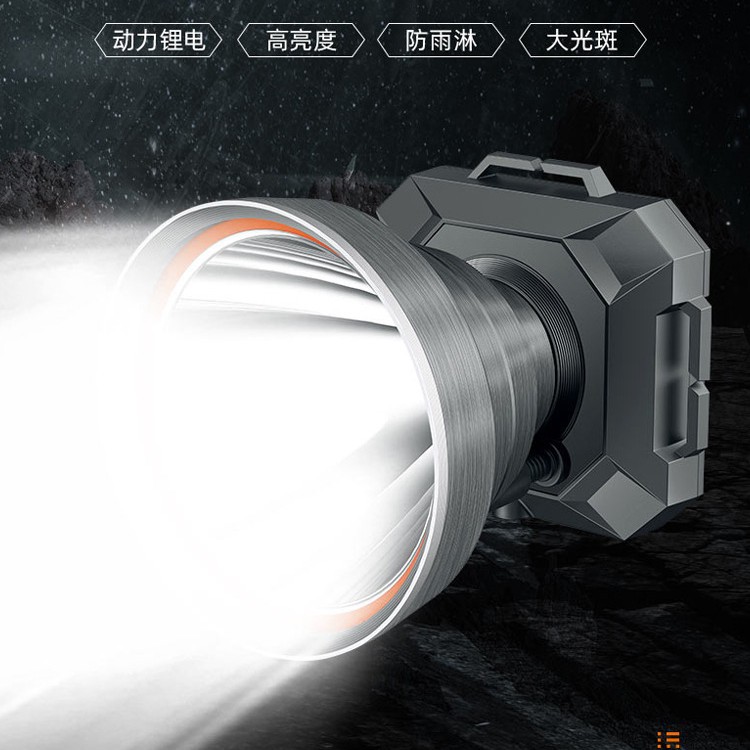 Kang Ming LED Night Fishing Headlight KM-2903 Strong Light Charging Head-mounted Xenon Long Endurance Site Miner's Lamp Property