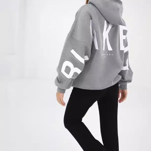 2024 new Amazon cross-border European and American fashion printed thickened versatile long-sleeved loose-fitting hooded sweatshirt for women