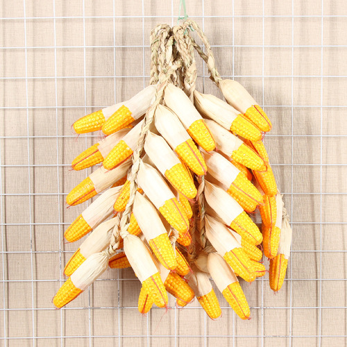Simulated vegetable skewers garlic corn pepper peanut pumpkin potato farmhouse decoration photography props fruit model