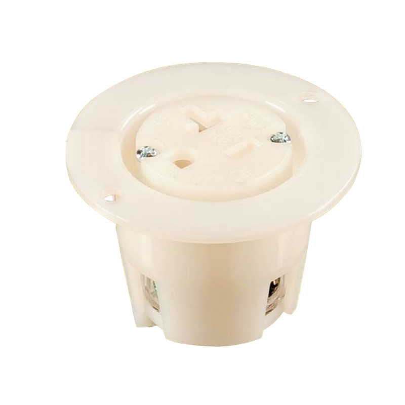 NEMA 5-20连接器四线美规灯具烧烤炉户外接线插座防松连接器