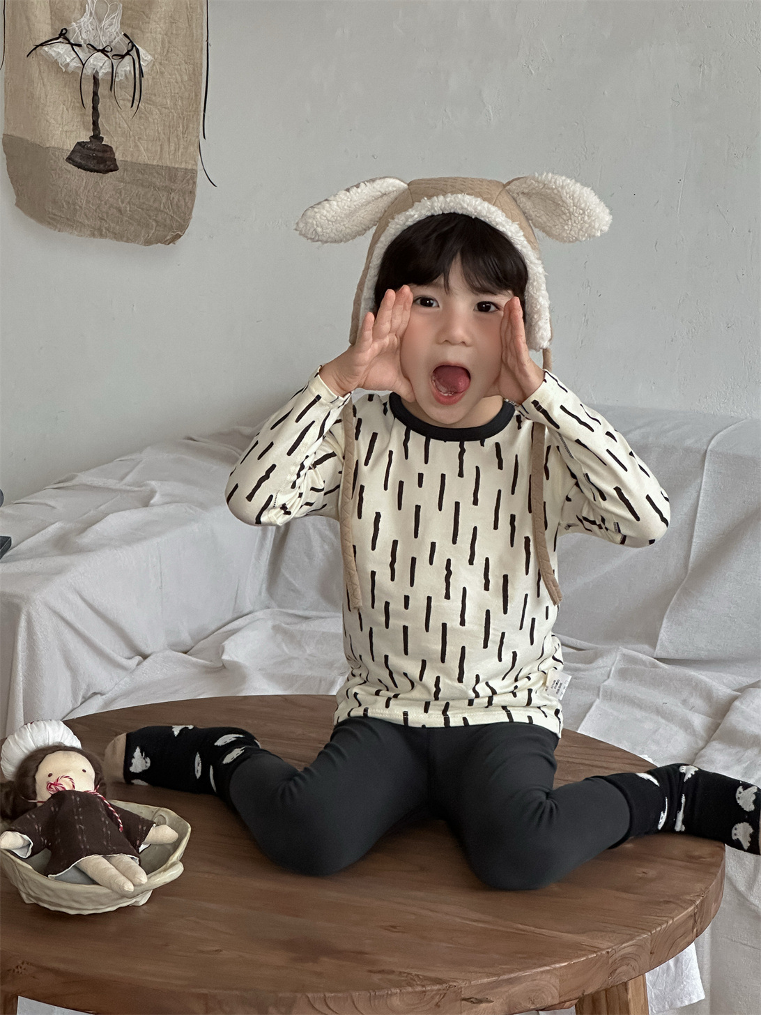 Niños pijamas de otoño set de ropa de bebé set de ropa de otoño ropa de otoño ropa infantil 2025 nuevo