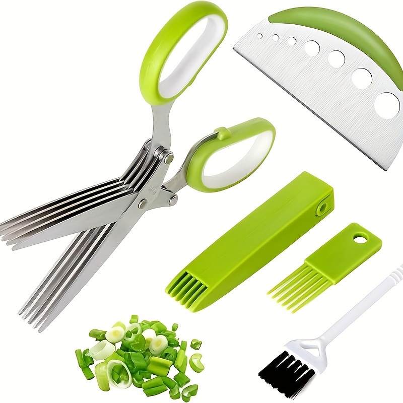 Green Scissors + Brush + Peeler