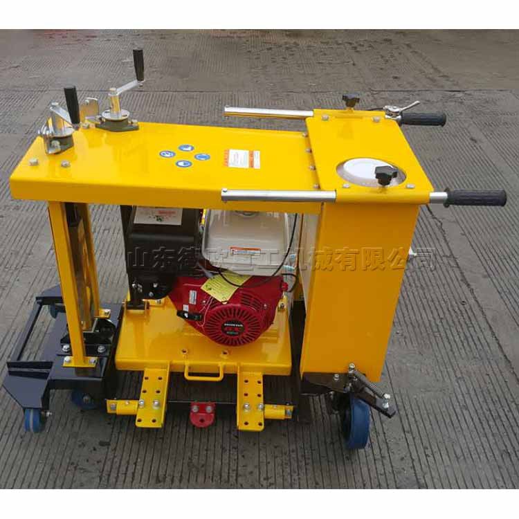 马路井盖切圆机 破损沥青路面井盖切缝机 手推式圆形井盖切割机