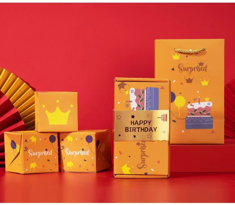Douyin 人気の中国のバレンタインデーのサプライズジャンプボックス誕生日クリエイティブギフトボックスクリスマスバウンス赤い封筒ギフトボックス|undefined