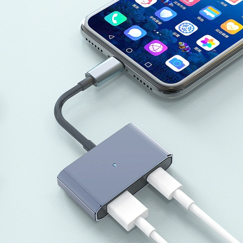 TYPEC expansion do multi -USB expand TC separator TPYEC connect OTG rotary rotor charging C pole HUB HUB