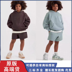 Champion Essentials Fall/Winter FOG Unisex Hooded Sweatshirt for Kids