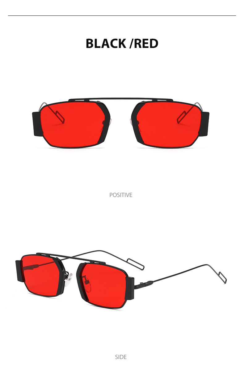 Polygon Sonnenbrille Für Damen Und Herren Steampunk Design_voghion.com