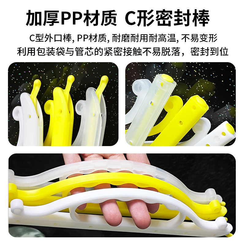 食品袋密封夹零食袋封口夹食品包装袋夹子新款手提式封口夹可悬挂