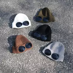 High version CP wool goggle goggle goggles wool cold cap four kinds of wear play/goggles detachable