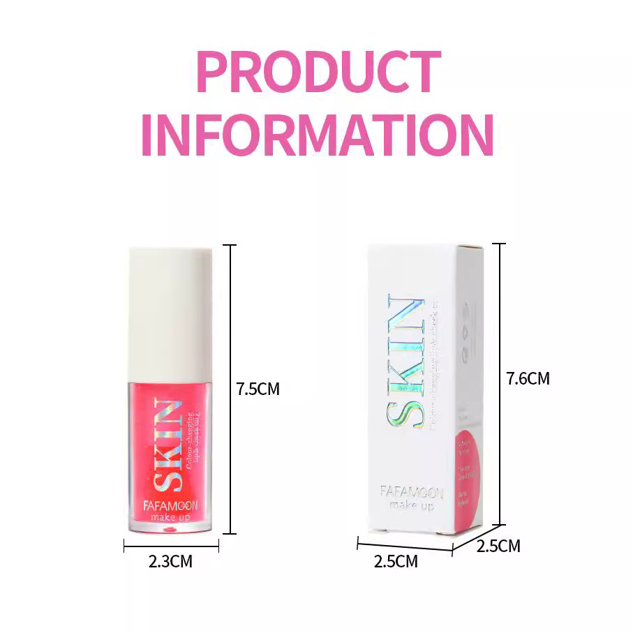 Läppglaze Pärlemorskimrande läppglans Doodle Lip Temperaturförändrande läppglaze Aqua läppglans Läppglans FAFAMOON Gränsöverskridande kostym_voghion.com