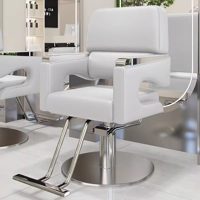 Red famosa nueva silla de peluquería silla de salón de peluquería especial elevación giratoria de moda corte de cabello asiento de permeación image 24