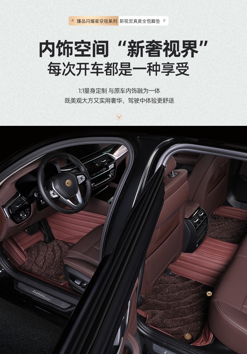 Customized for BMW x1x3x4x5 car 5 series 3 series 4 series 7 series 530li525li320li foot pad